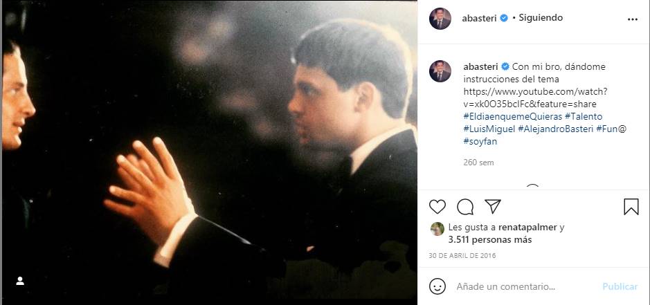 El emotivo mensaje de Alejandro Basteri, hermano de Luis Miguel