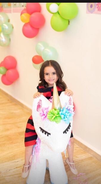 Tania Ruiz, novia de Enrique Peña Nieto, festeja 5 años de su hija Carlotta