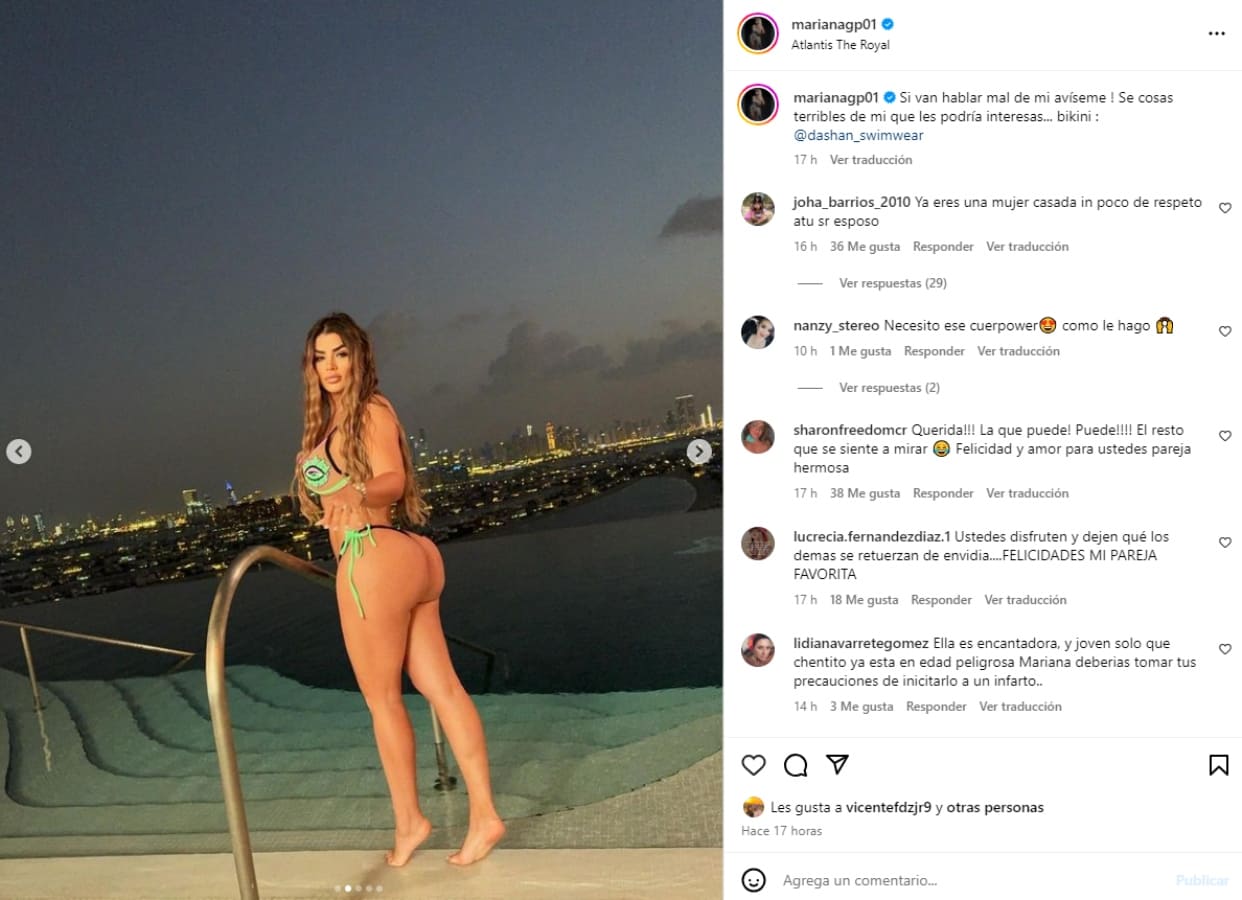 Mariana González, esposa de Vicente Fernández Jr. / Instagram: @marianagp01
