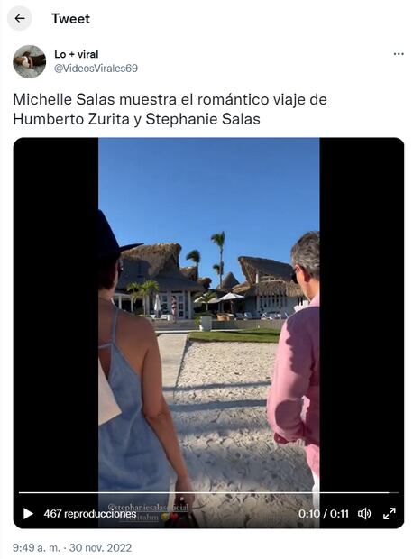 Humberto Zurita y Stephanie Salas presumen su amor durante un viaje a la playa