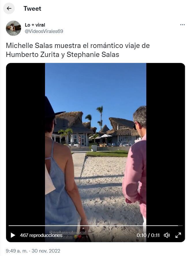 Humberto Zurita y Stephanie Salas presumen su amor durante un viaje a la playa