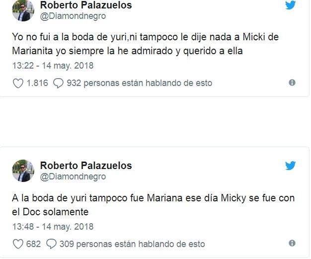 Yuri prueba que Mariana Yazbek sí fue a la boda con Luis Miguel 