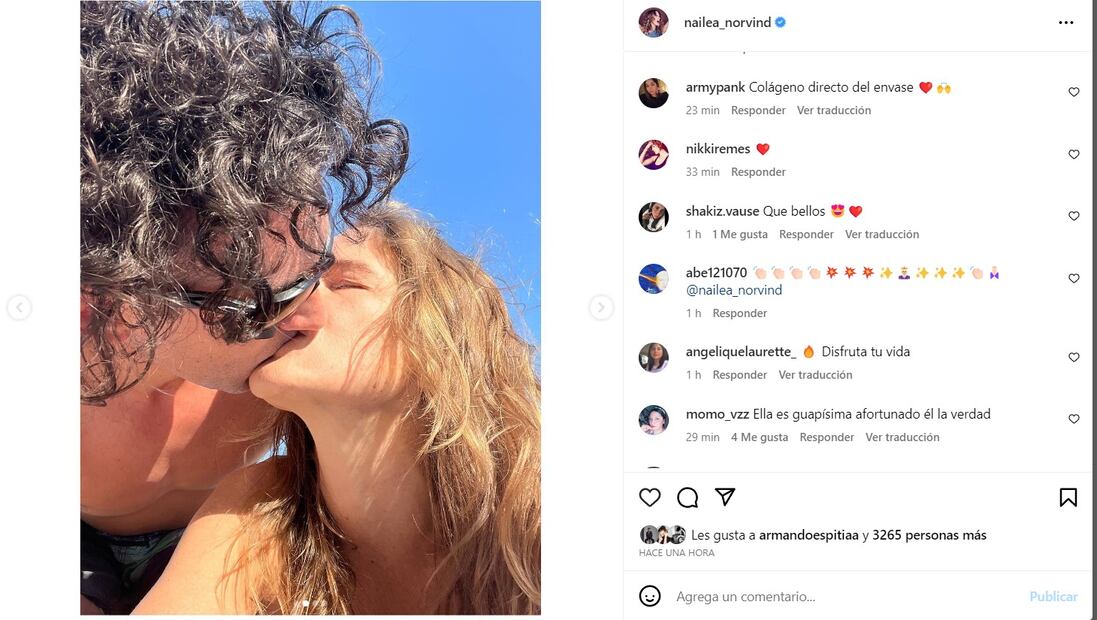 Nailea Norvind presume a su nuevo amor / Instagram