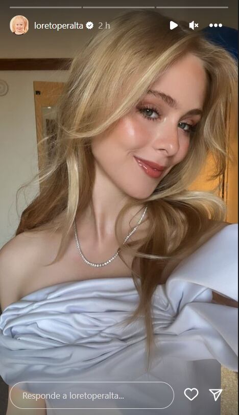 Loreto Peralta en su graduación / Instagram: @loretoperalta