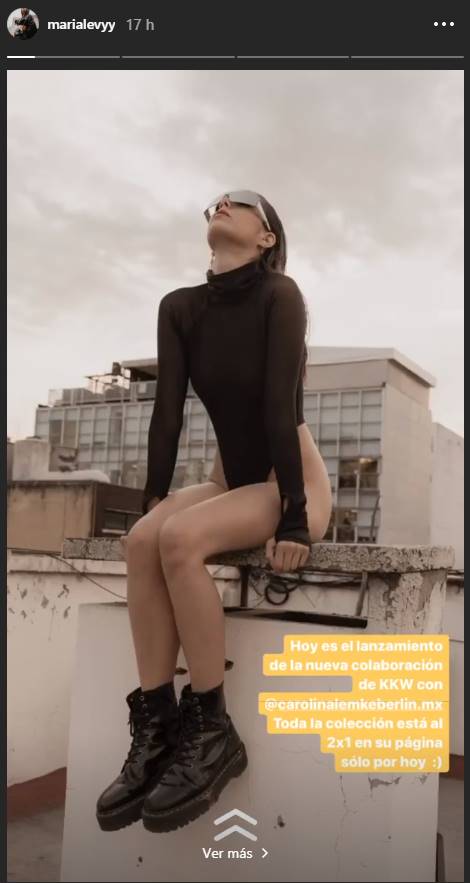 María Levy, hija de Mariana Levy y Ariel López Padilla, modela los nuevos lentes de Kim Kardashian 