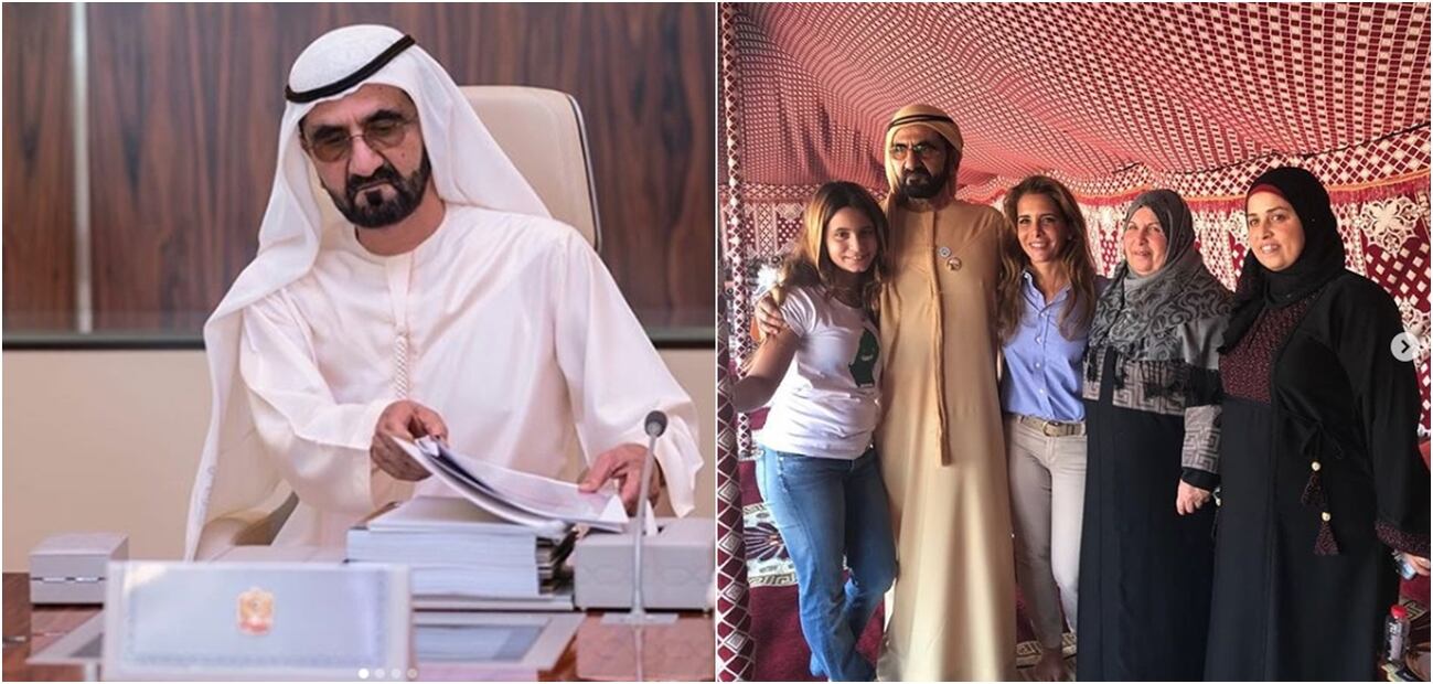 La reina Isabel en medio del divorcio del jeque de Dubai y la princesa Haya 
