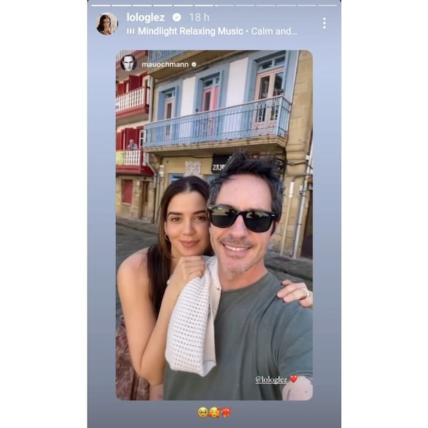 Mauricio Ochmann junto a Lorena González / Foto: Instagram