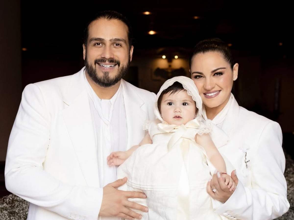 Andrés Tovar y Maité Perroni junto a su hija Lía / Foto: Instagram @maiteperroni