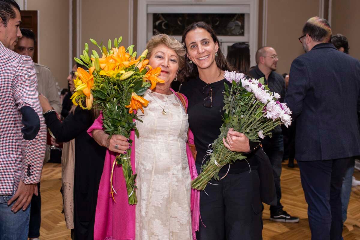 Magdalena Torres y Chris Domit. (Foto: Esteban Torreblanca)