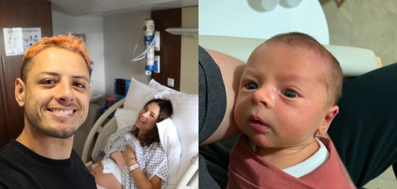 VIDEO: Sarah Kohan y 'Chicharito' Hernández compartieron el nacimiento de baby Noah 