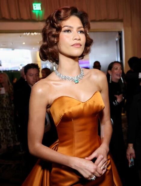 Zendaya en los Golden Globes 2025 / Foto: AFP