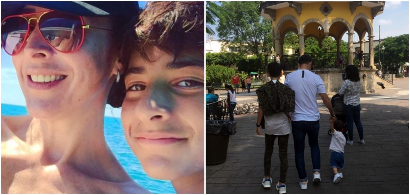 <p>Santiago Márquez Lavat heredó la galanura de su papá y también su talento para el futbol.&nbsp;<strong>(Fotos: Archivo El Universal&nbsp;e Instagram)</strong></p>
