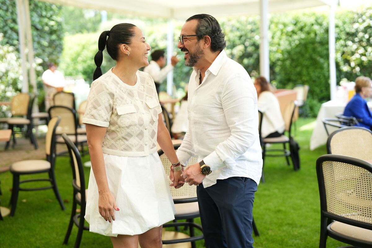 Adriana Basulto y Víctor Contreras. (Foto: Leonardo Gómez)