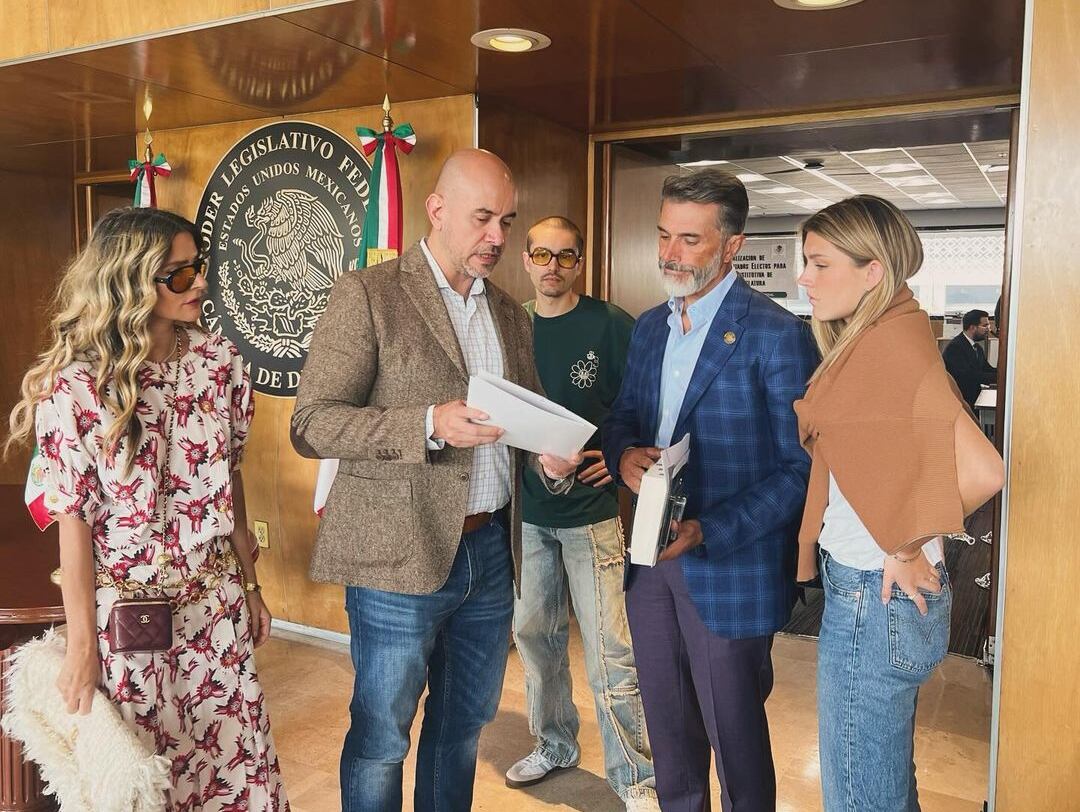 Sergio Mayer asistió junto a su familia a la entrega de su registro como diputado / Foto: Instagram