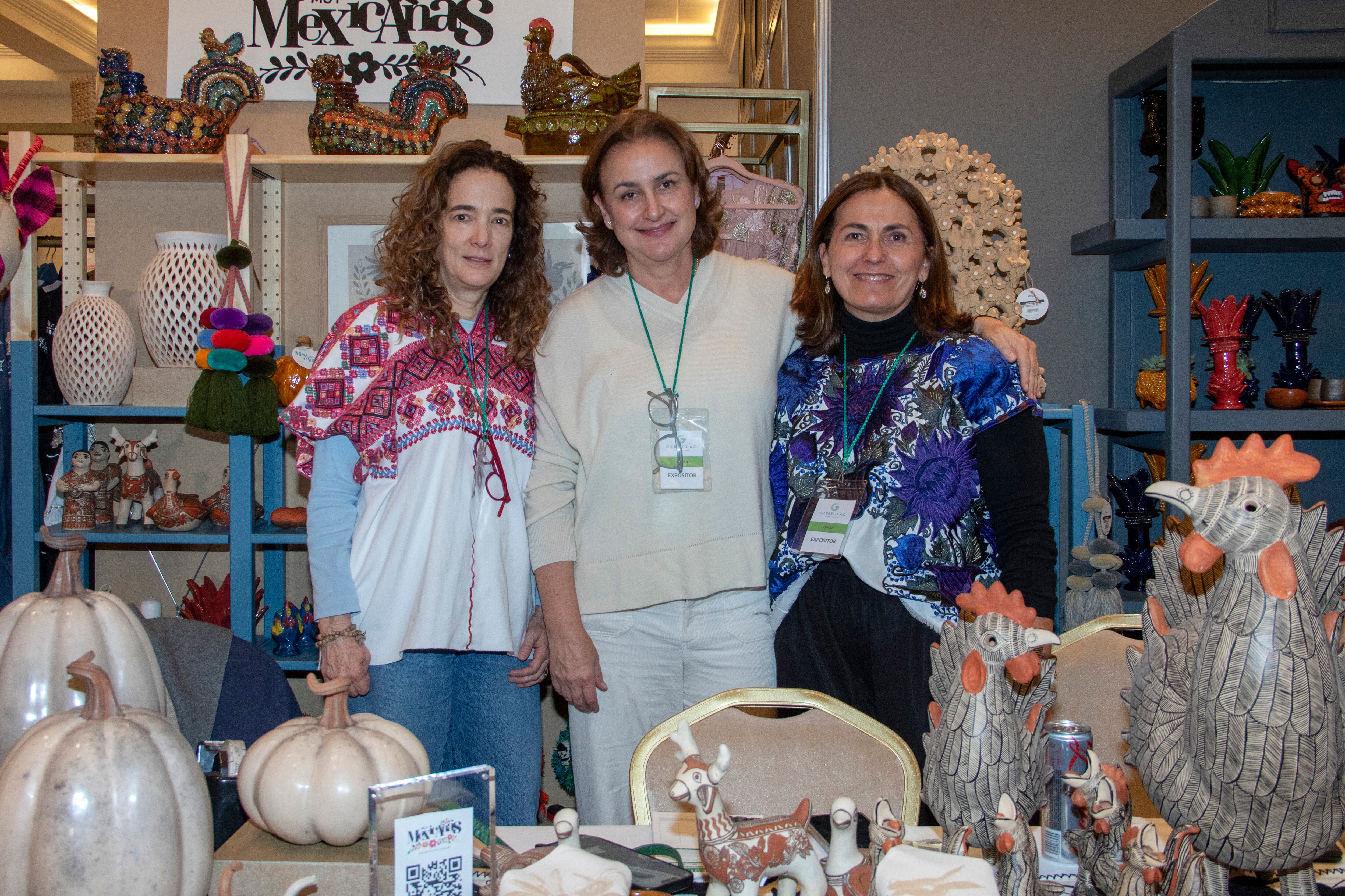Juana Cuevas, Gaby Gerard y Alicia Canales. (Foto: Angélica Chema)