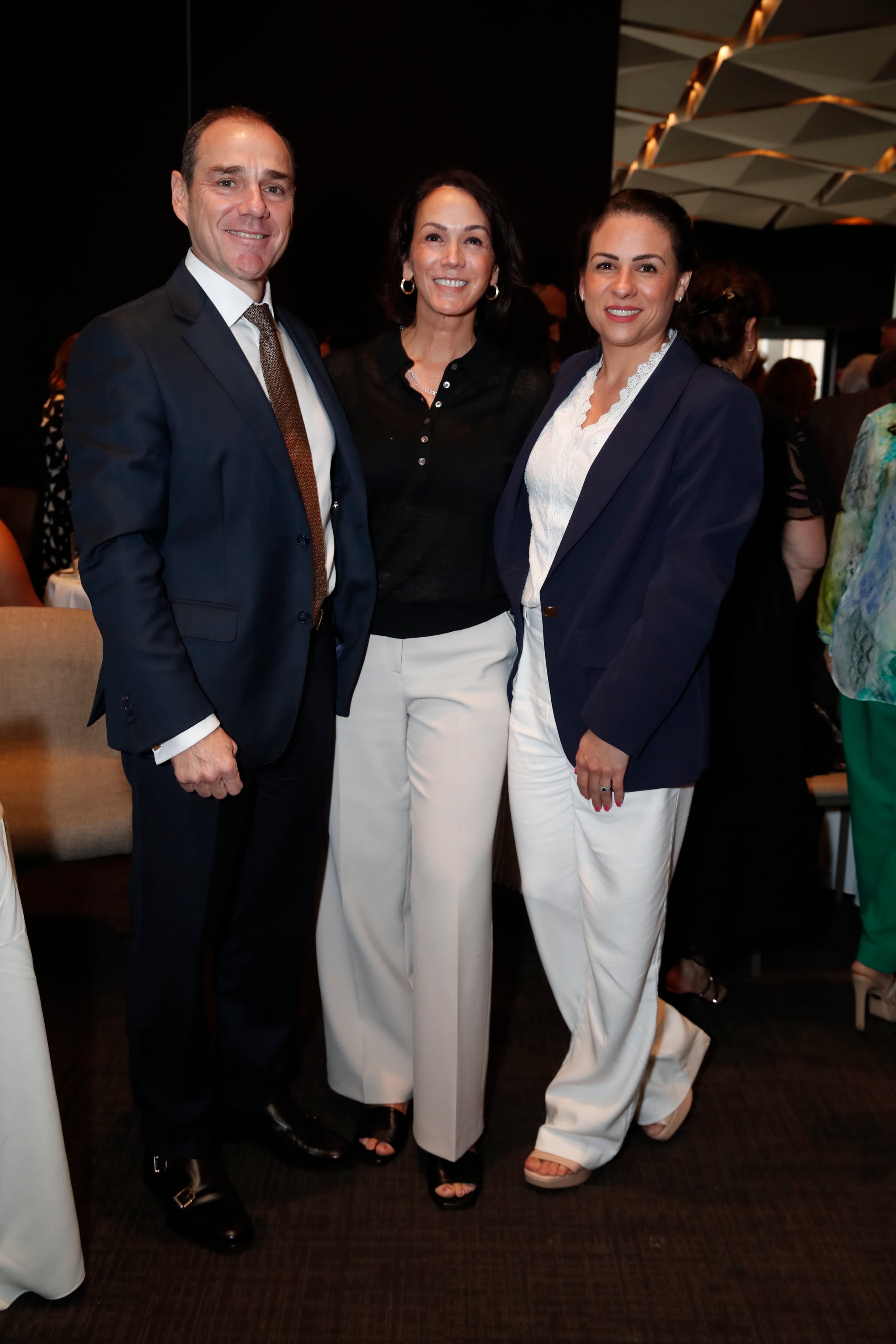 Horacio García, Sofía Izaguirre de García y Laura Tamez. (Foto: Memo Treviño)