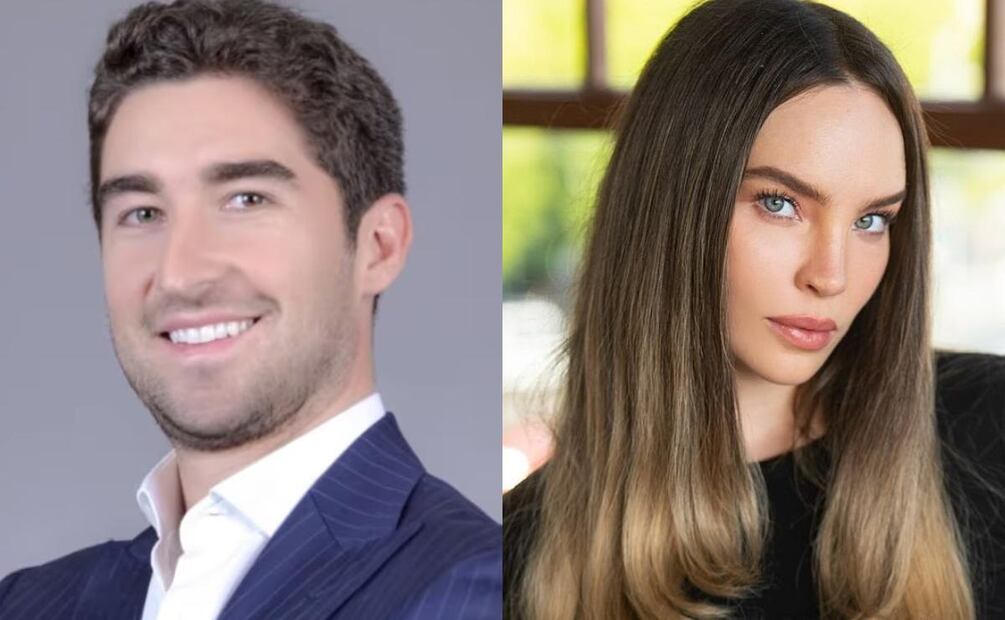 Gonzalo Hevia Baillères y Belinda / Fotos: LinkedIn - Instagram @belindapop