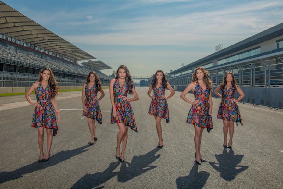 Pineda Colavín vestirá a las Grid Girls de Fórmula 1 en México
