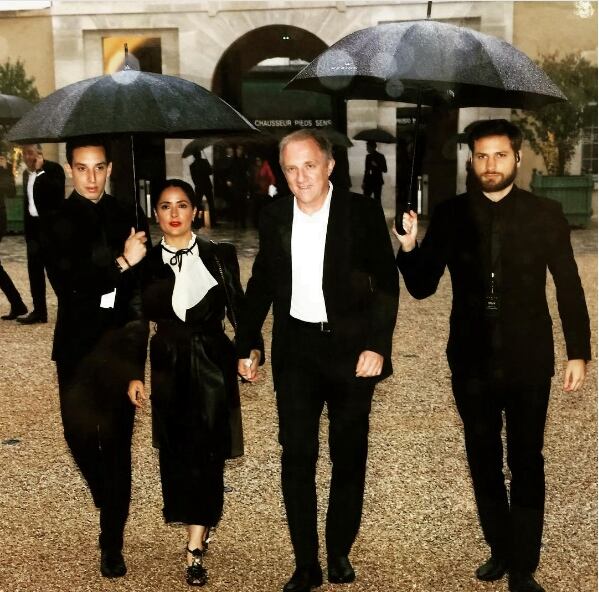 Las fotos más íntimas de Salma Hayek y Francois-Henri Pinault