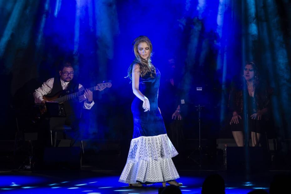 María Aliaga durante el décimo aniversario de Flamenco a la Mexicana / Foto: Esteban Torreblanca - Clase