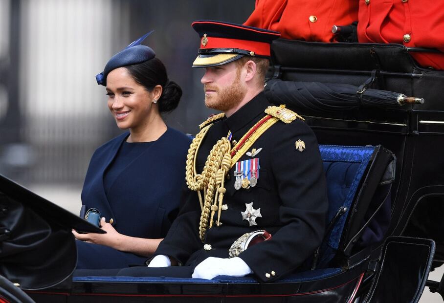 Harry y Meghan Markle en el Trooping the Colour de 2019 / EFE