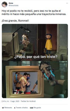 Rommel Pacheco se despide de los Juegos Olímpicos y México le dedica memes