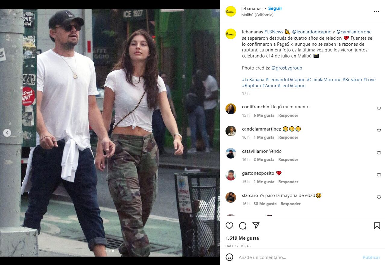 Leonardo DiCaprio: Su jovial y polémico historial amoroso 