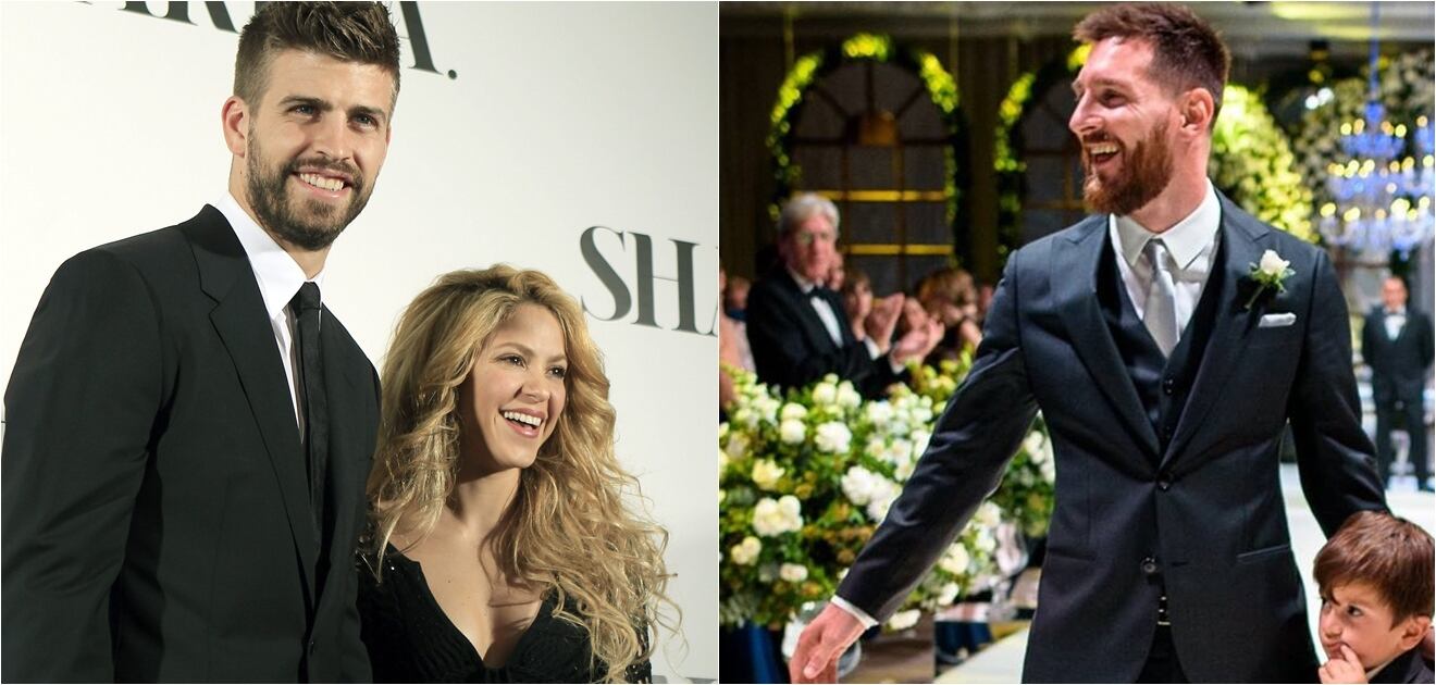 <p>Shakira y Gerad Piqué se roban la pista en la boda de Antonella Rocuzzo y Leo Messi. <strong>(EFE, Facebook, Twitter) &nbsp;</strong></p>
