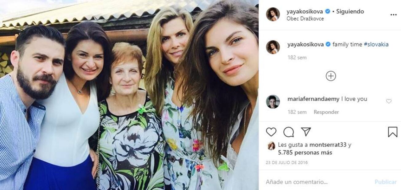 Ella es Yaya Kosikova, la prometida de Montserrat Oliver