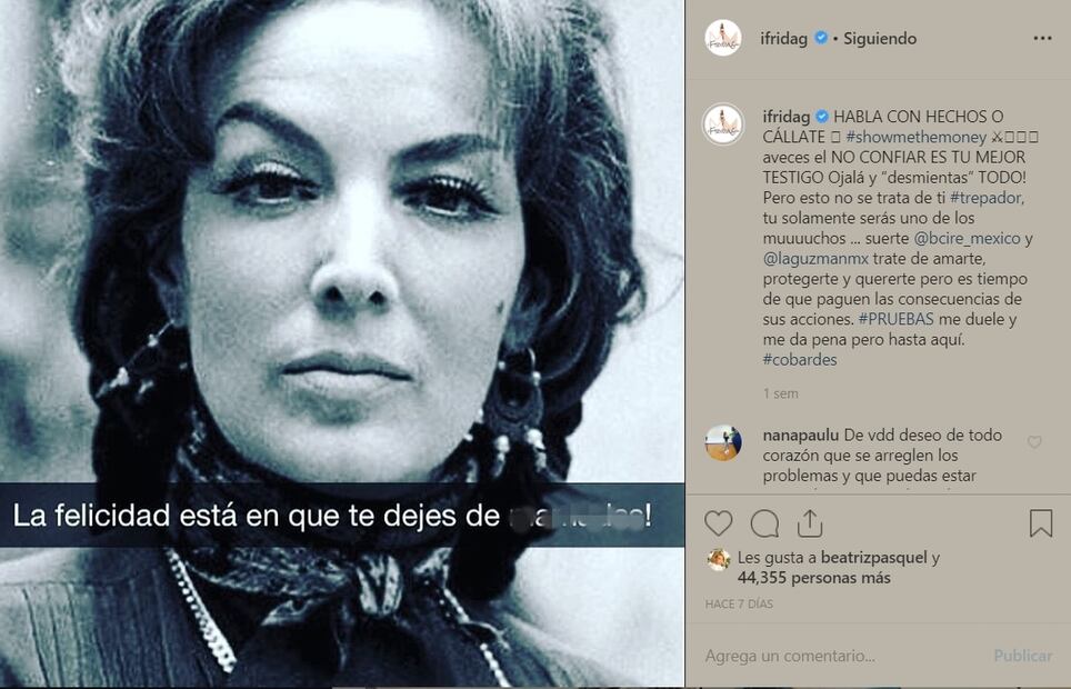 "Me duele que mi mamá se hospeda en el mismo hotel con mi ex", Frida Sofía se despide de Alejandra Guzmán 