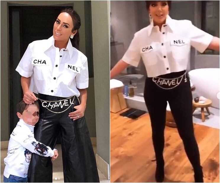 Cuando Inés Gómez Mont y Kris Jenner impactaron con el mismo diseño de Chanel