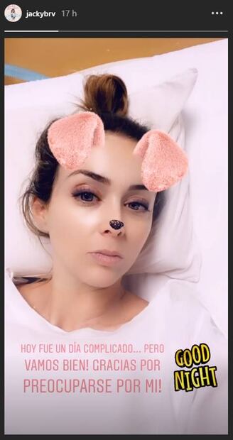 Jacky Bracamontes revela que su recuperación, tras arreglos estéticos, no ha sido fácil