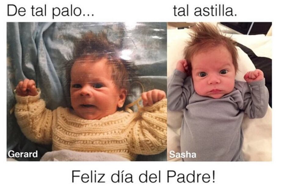 Las mejores fotos de Gerard Piqué y sus hijos Milan y Sasha 