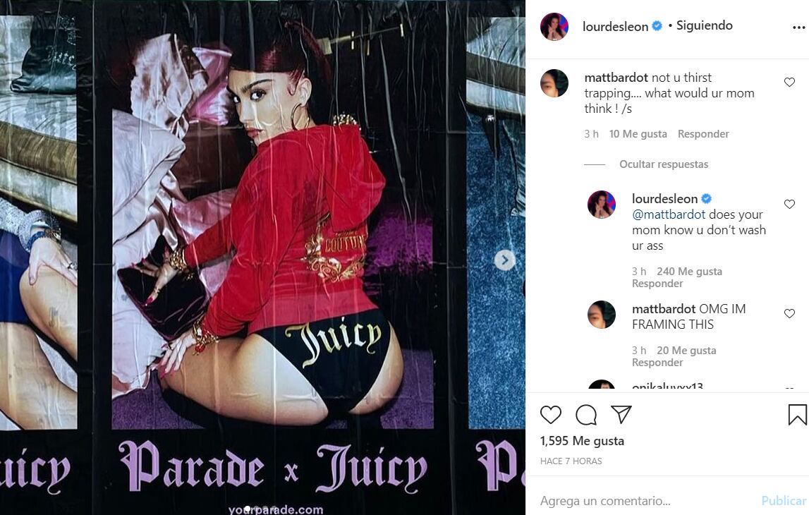 Lola León, hija de Madonna, abre su perfil en Instagram ¡y ya tiene haters!