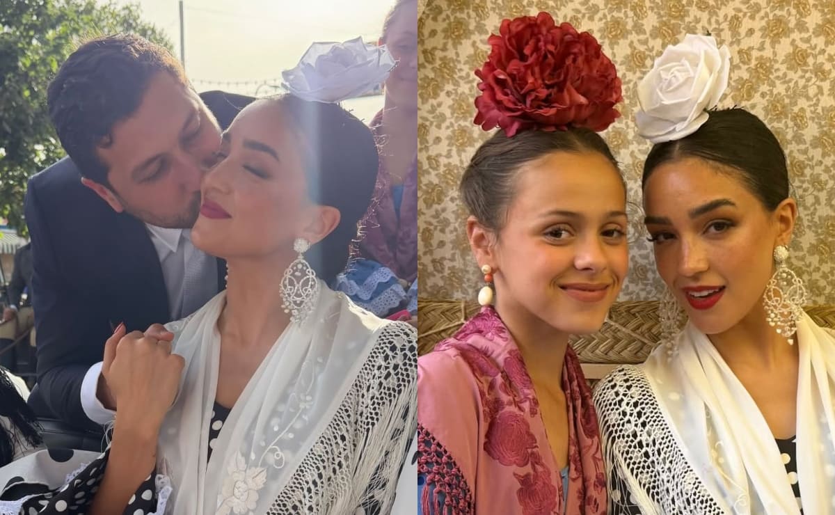 Así disfrutaron Ale Capetillo y su esposo Nader Shoueiry de la Feria de Sevilla