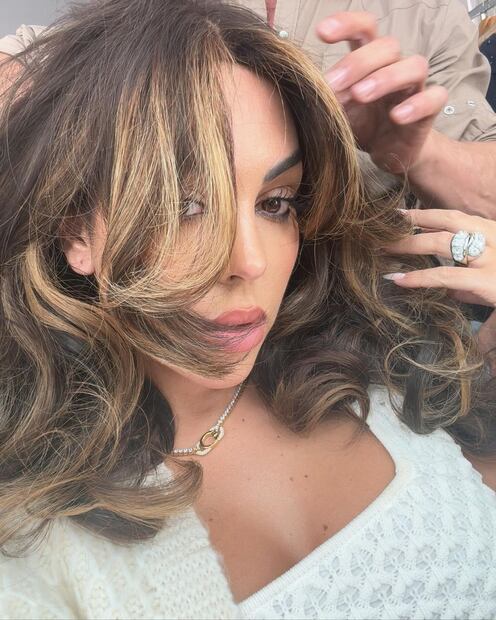 Georgina Rodríguez conquistó con una melena mucho más clara / Foto: Instagram