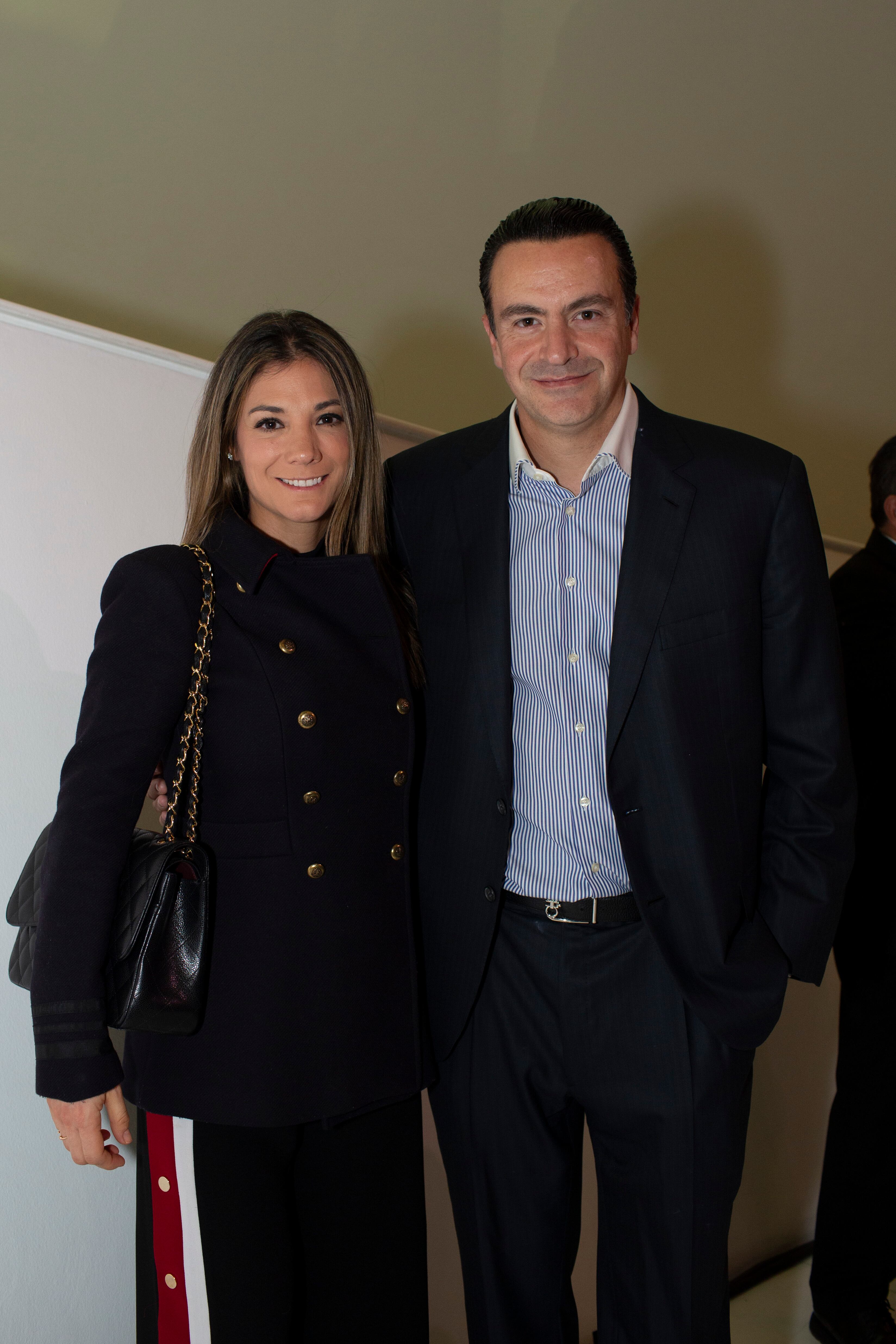 Marcela García y Mauricio Vega. (Foto: Esteban Torreblanca)