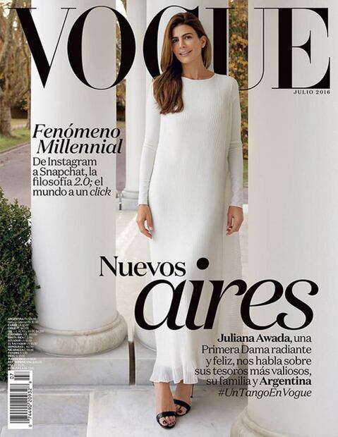 Juliana Awanda, la guapa primera dama de Argentina