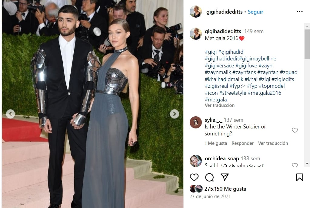 Zayn Malik/Instagram.