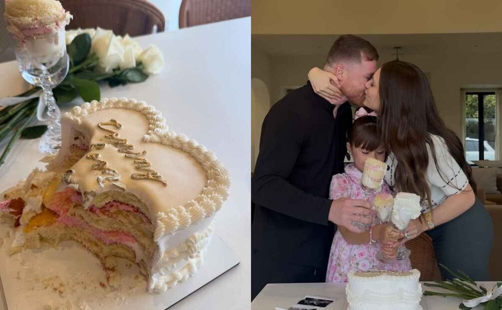 Saúl 'Canelo' Álvarez y su esposa Fernanda Gómez compartieron la noticia de su embarazo con un lindo 'gender reveal' / Foto: Instagram @fernandagmtz