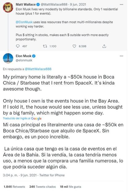 Conoce la pequeña casa de Elon Musk que vale menos que un Tesla