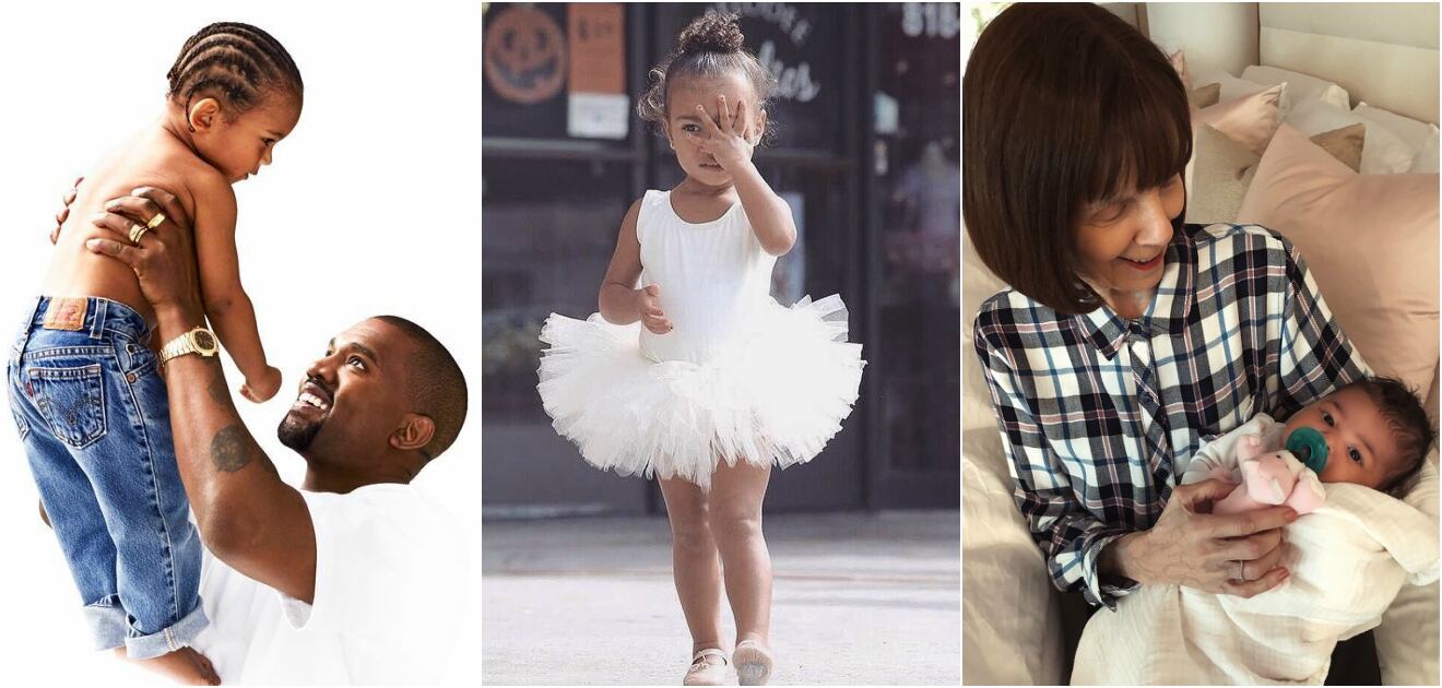 <p>Una de las pequeñas lleva el nombre de uno de sus abuelos (Foto: Intagram: @kimkardashian, @kyliejenner, @kourtneykardash, @blacchyna)</p>
