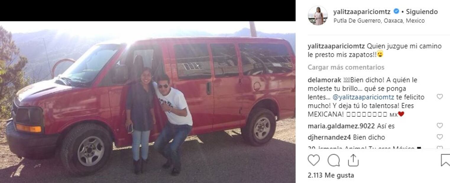 "Quien juzgue mi camino, le presto mis zapatos", Yalitza Aparicio