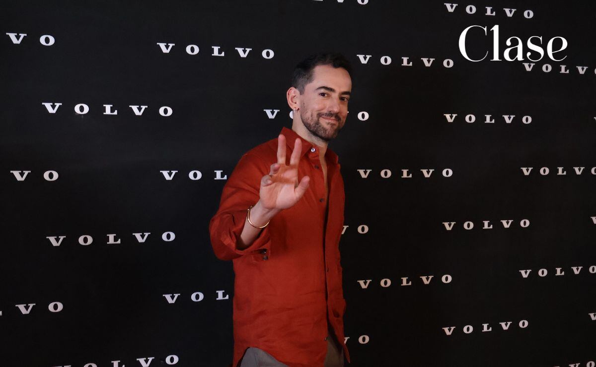 Luis Gerardo Méndez en Paradise Party, el lanzamiento del Volvo EX30 / Foto: Nayeli Castillo