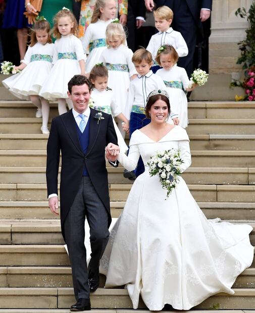 ¿Quién diseñó el vestido de novia de la princesa Eugenia de York? 