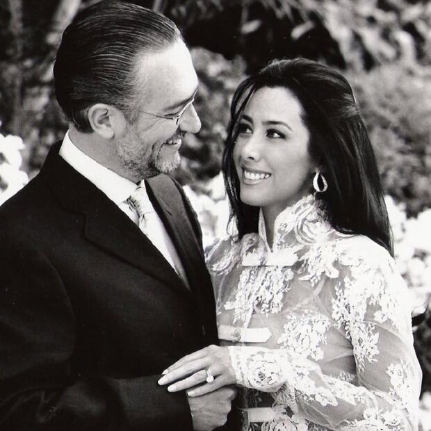 Ricardo Salinas Pliego junto a María Laura Medina / Foto: Instagram