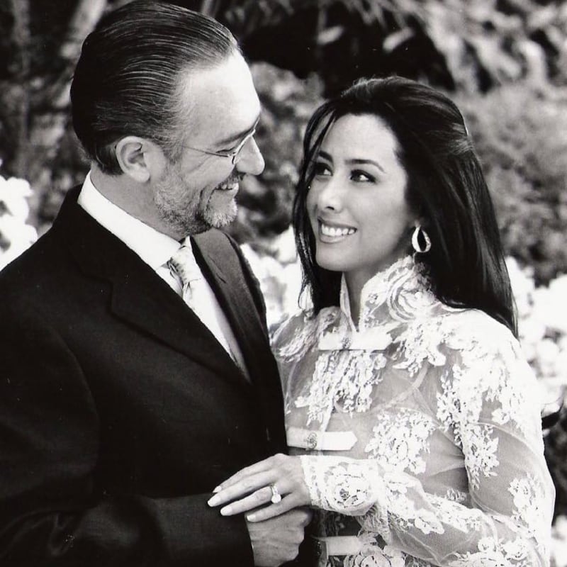 Ricardo Salinas Pliego junto a María Laura Medina / Foto: Instagram