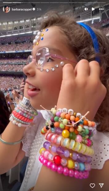 Bárbara Coppel y su hija Amaïa en el concierto de Taylor Swift / Instagram