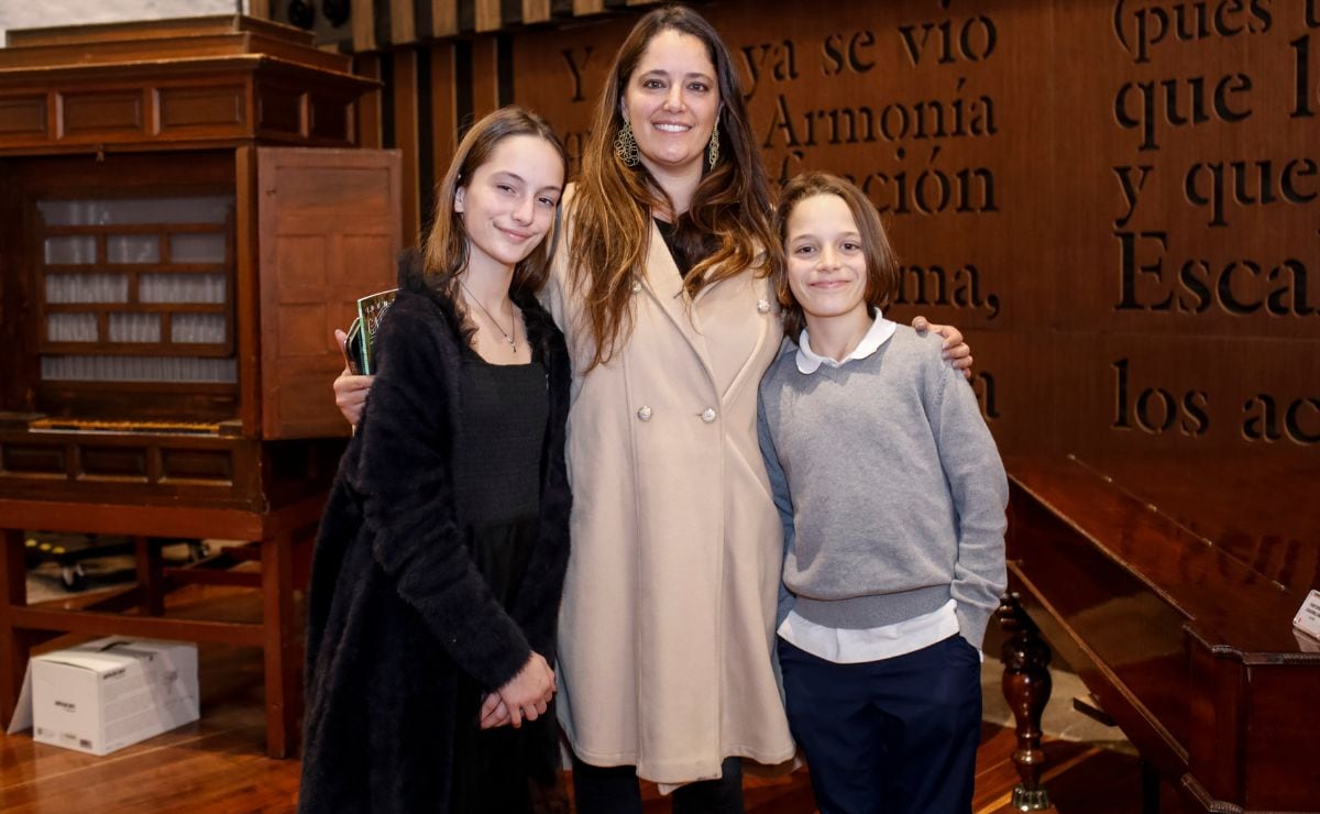 Sienna, Paulina Ortiz-Rubio y Michael / Foto: Esteban Torreblanca