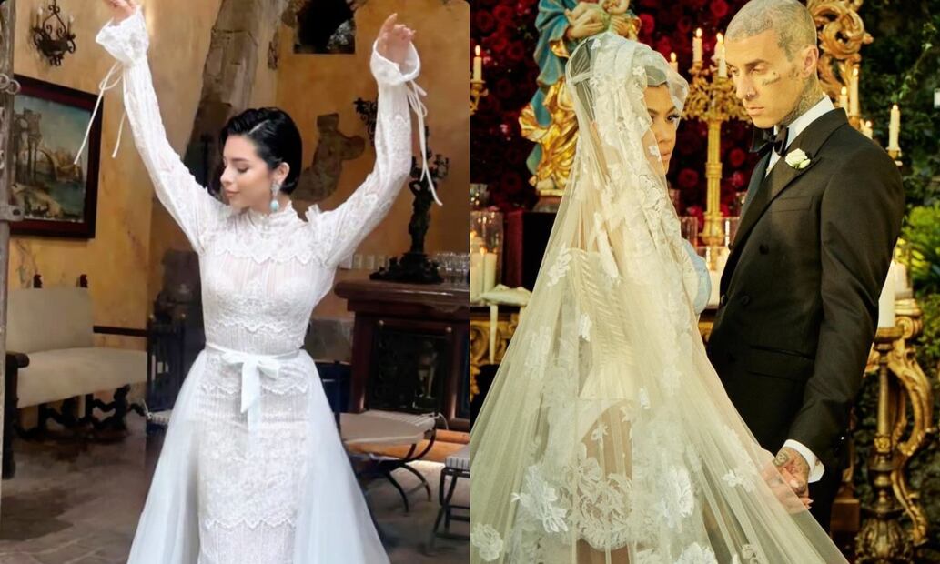La boda de Christian Nodal y Ángela Aguilar contó solo con 45 invitados / Foto: Instagram